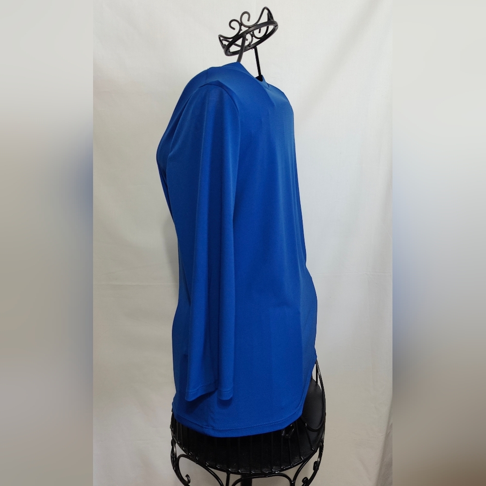 MetroStyle - Women's Blouse - Blue - Size Medium - Picture 3 of 8